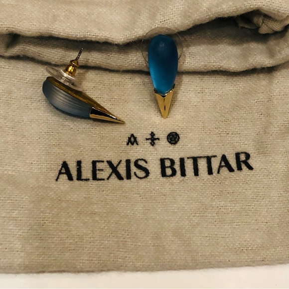 Alexis Bittar Indigo Hinge Bracelet And Earrings Set - Picture 15 of 16